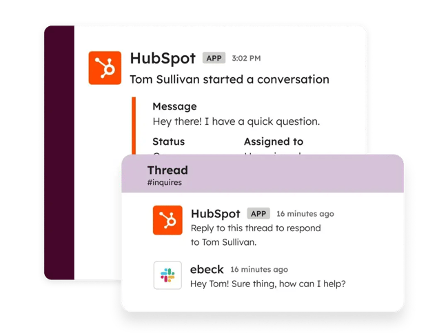 live chat support tools: hubspot live chat widget