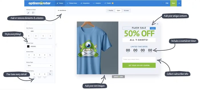 OptinMonster local lead generation