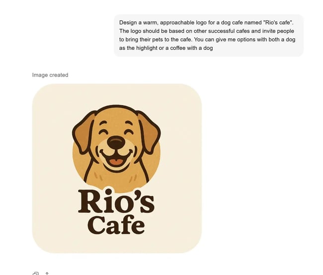 logo design using chatgpt, chatgpt generated logos 