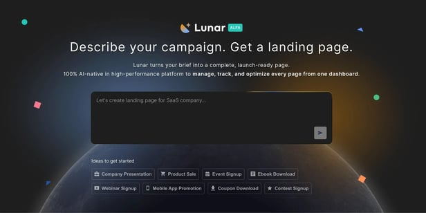 Landingi Lunar Landing