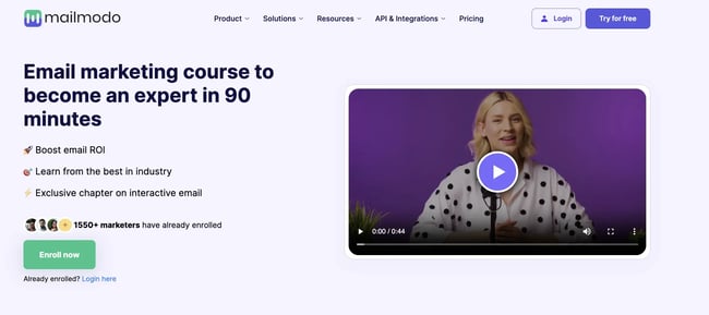 Email marketing masterclass by Mailmodo