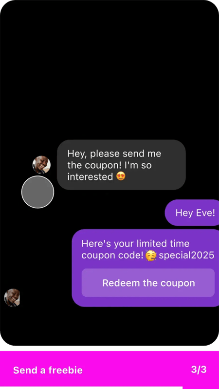 manychat ai sales tool messaging interface