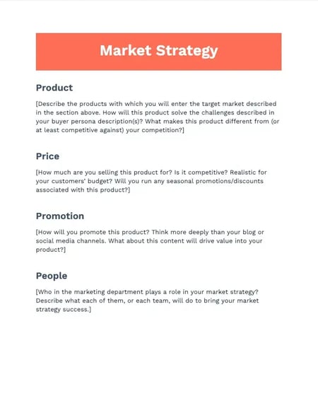 market expansion sales plan template