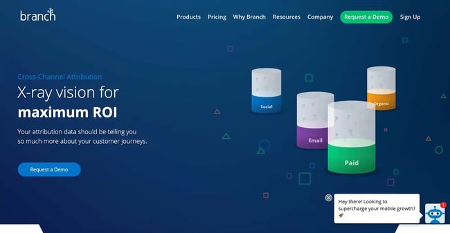 marketing attribution software, branch