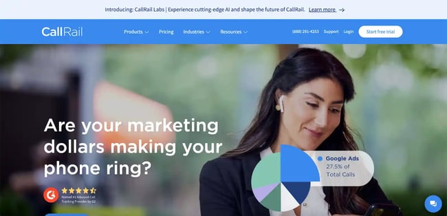 marketing attribution software, call rail
