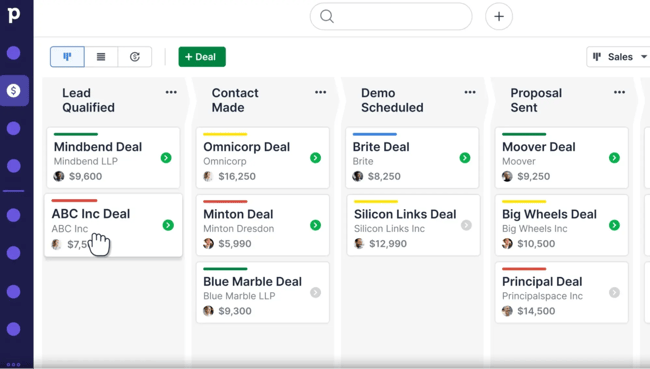 marketing crm platforms, pipedrive