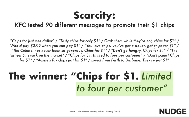 marketing psychology, scarcity