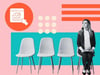 woman looking at marketing job descriptions