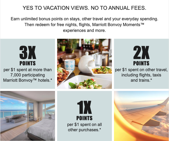 Marriott benefits messaging example