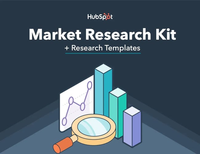 the cover of hubspot’s market research kit