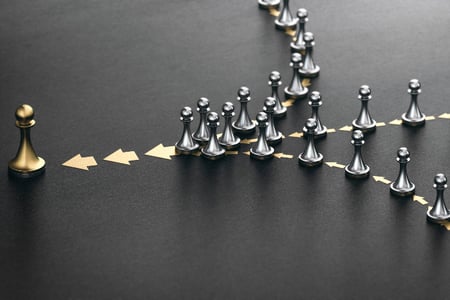 ilustração representa o reengajamento de leads