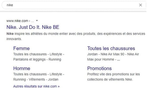 Exemple Nike