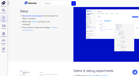 Base de connaissances Optimizely