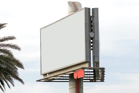 panneau publicitaire