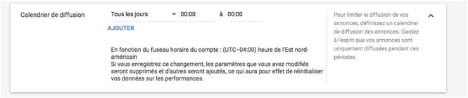 Paramètres avancés 2