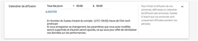 Paramètres avancés 2
