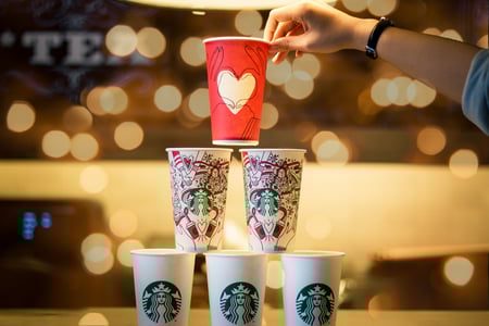 Personnalisation gobelets Starbucks