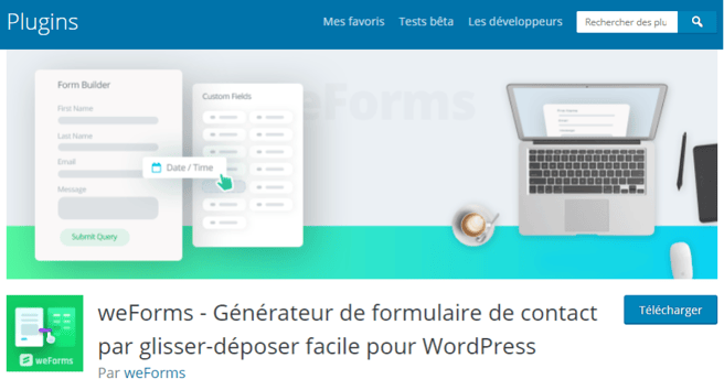 plugin weForms