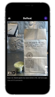 Relayer des opérations spéciales sur BeReal