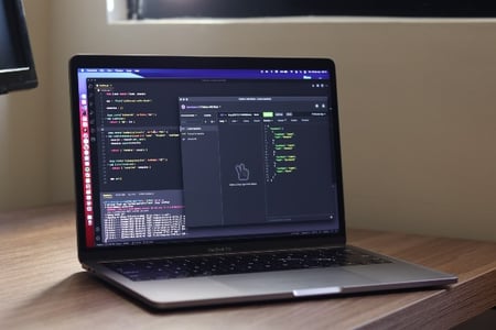ordinateur en train de faire un API call