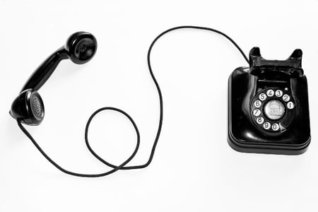 téléphone représentant un call center