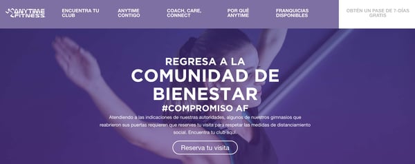 Ejemplo de perfil de cliente ideal de AnytimeFitness