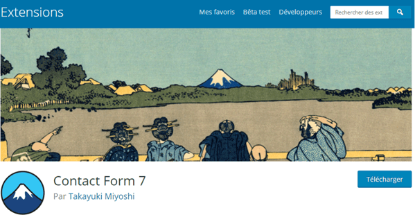 Contact Form 7 formulaire de contact WordPress