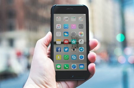 GUI interface graphiques utilisateurs avec des icônes app