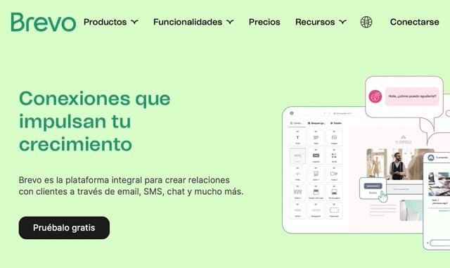 Herramientas gratuitas de email marketing: Brevo