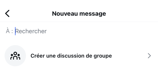 messagerie instagram classique
