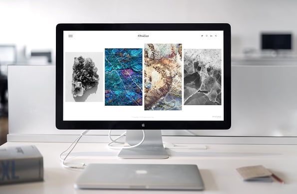 site web pour un portfolio de graphiste
