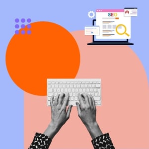Personne utilisant le SEO dans le design de son site web