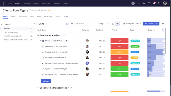 interface teamwork