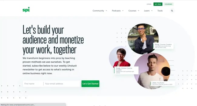 Best membership design examples - smart passive income 