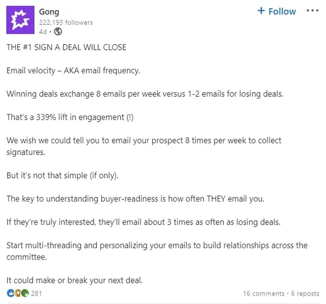 microblogging on gong