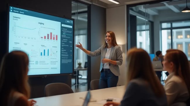 midjourney ai generated image, ai image of marketer