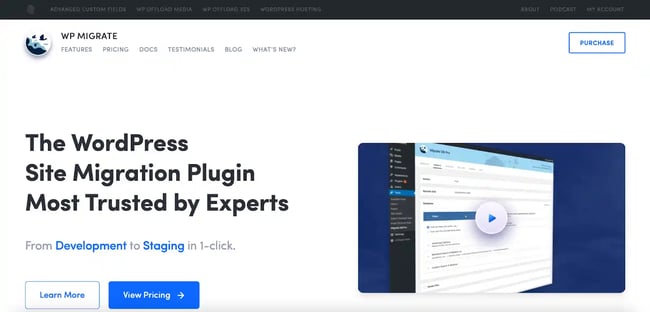 WordPress plugin duplicator, WP Migrate DB