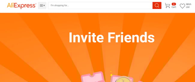 mobile marketing campaign examples, AliExpress