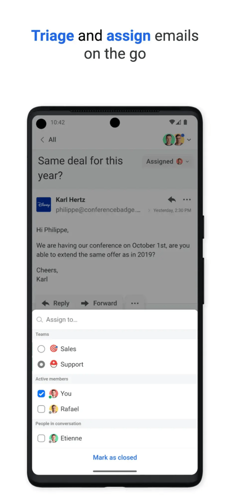 missive mobile help desk collaboration tools