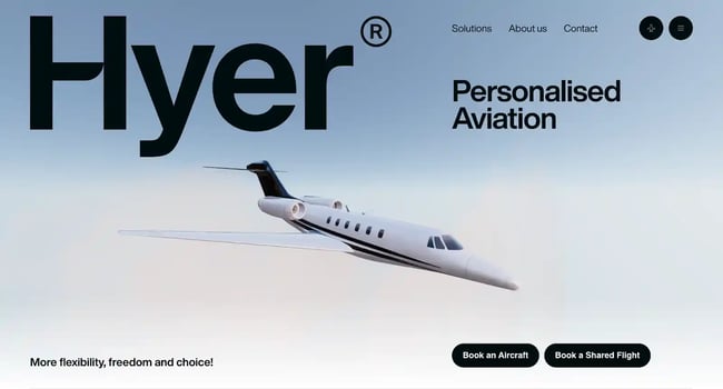 modernwebsitedesignexamples - hyer