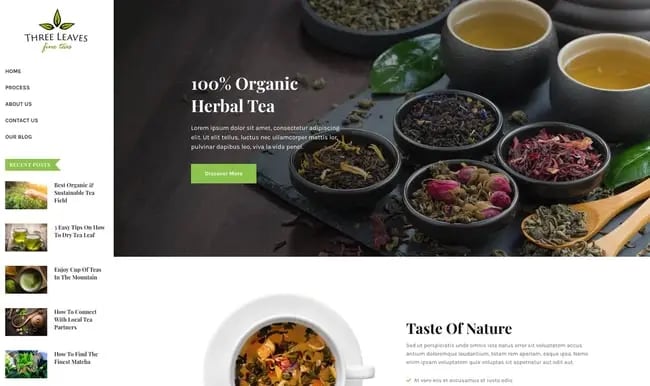 most popular wordpress theme demo example: soledad