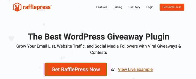 wordpress plugins: rafflepress