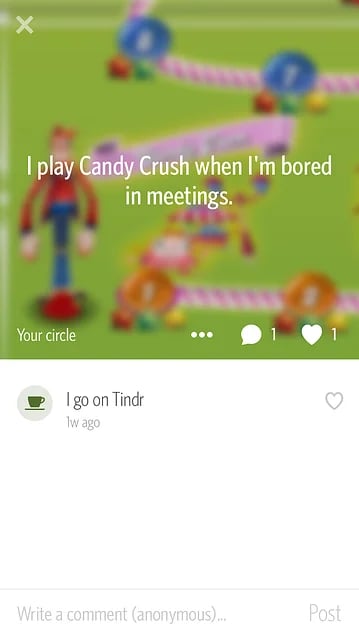 my first secret post