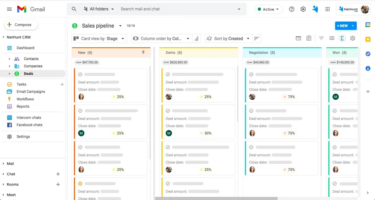 nethunt, hubspot, sales enablement tools