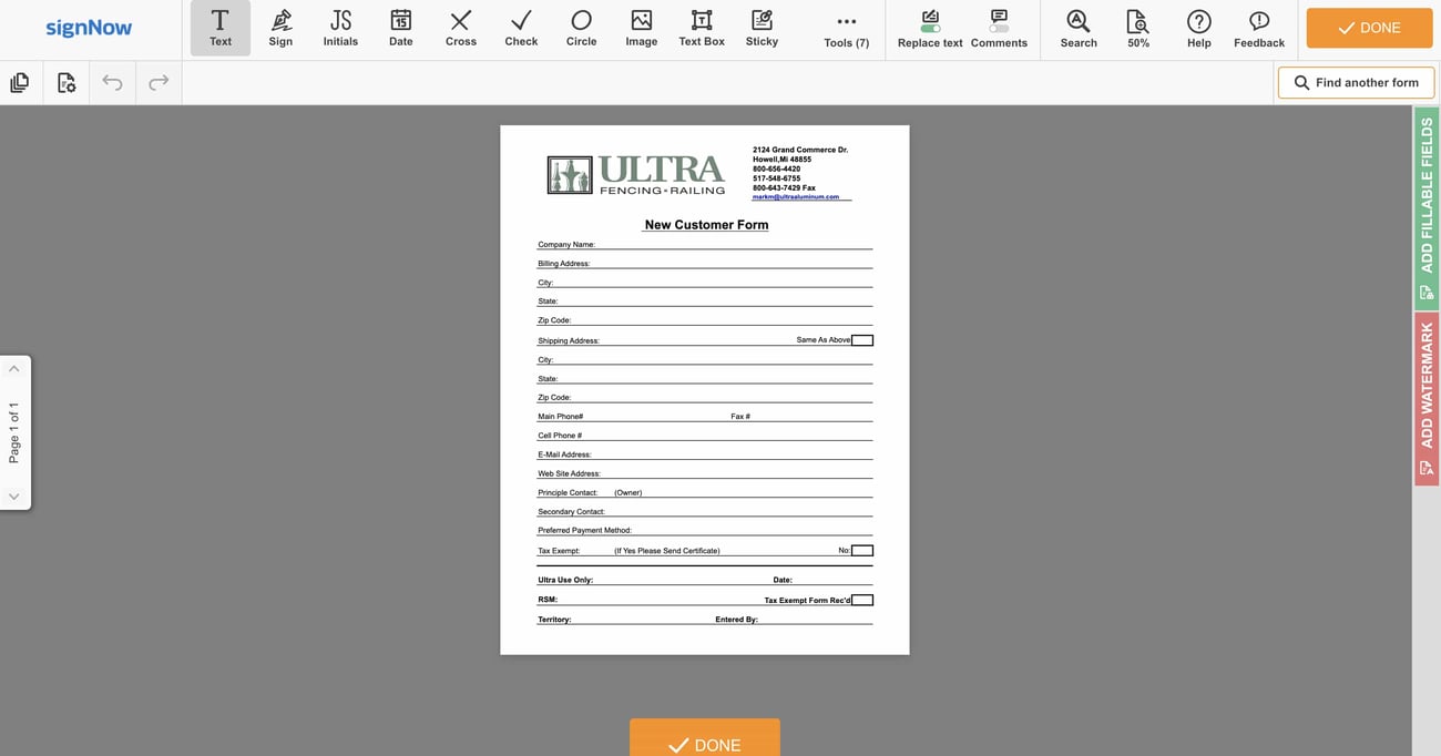 10 Free New Customer Form Templates for Capturing Customer Information
