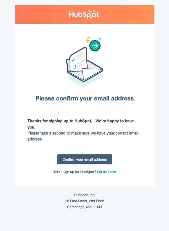 Newsletter sign-up form example, email confirmation example from ̽ѡ