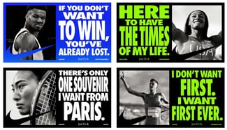 nike’s paris olympics campaign is an example of building connections, which is a copywriting best practice