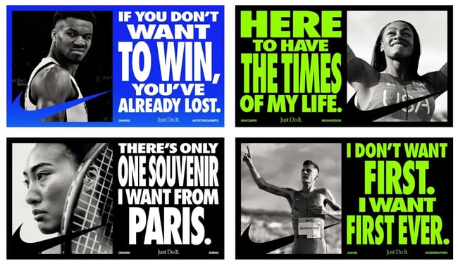 nikes paris olympics campaign is an example of building connections, which is a copywriting best practice