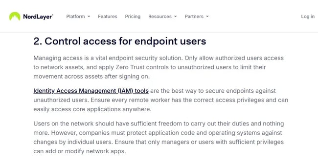 nord security blog example, website content writing]