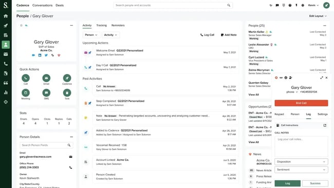 not sure about cold email vs cold calls? salesloft handles both.